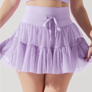 Pirouette Skort - Digital Lavender